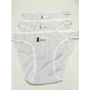 Kadın Jakarlı Bikini Külot %100 Pamuk 3'lü