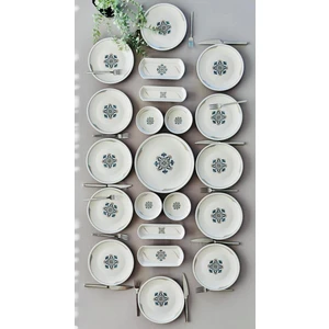 Venüs Home Decoration Efsun Serisi 12 Kişilik 21 Parça Modern Kahvaltı Takımı