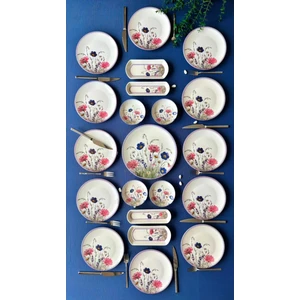 Venüs Home Decoration Hercai Serisi 12 Kişilik 21 Parça Kahvaltı Takımı