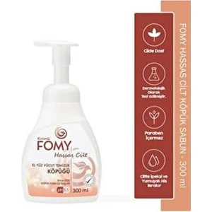 Hassas Cilt El Temizlik Köpüğü pH 5.5 Kremsi Yapısıyla 300 ml Kolay Kullanım