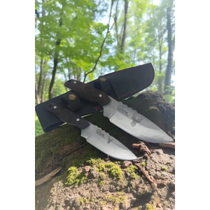 Çakı Babalı Oğullu Ikili Çakı Oymalı Sap El Yapımı Outdoor Çakı