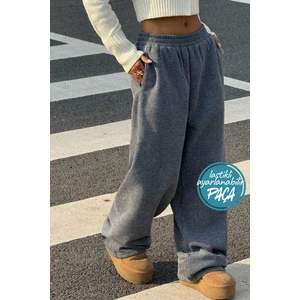 Erkek Kadın Bol Kesim Ayarlanabilir Paçalı Baggy Eşofman Altı Jogger