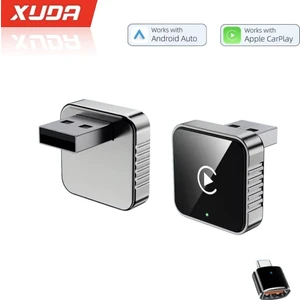 Xuda Carplay Android+İos Apple iphone Uyumlu Bluetooth+Wifi Otomatik Tak ve Çalıştır Orijinal Carplay Minik Yeni Nesil Basit Kurulum