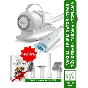 Tüy Tıraş Makinası / Furminator Vücut Pati Yüz Kulak Tarama Kesme / P1 Pro Düşük Desibel Kedi Köpek