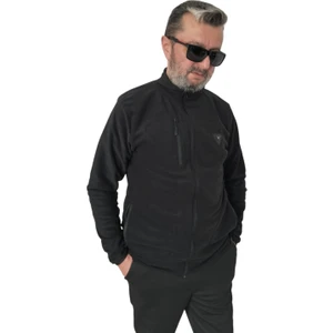 Boya Moda Polar Battal Büyük Beden Kadın Erkek Unisex Kapşonsuz Fermuarlı 3 Cepli Sweet