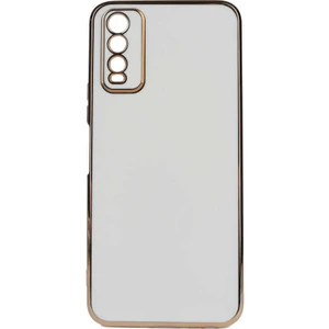Vivo Y20S Kılıf Frms Bark Kapak-Beyaz