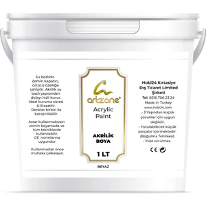 Akrilik Boya 1000ML - Beyaz Boya (Y)