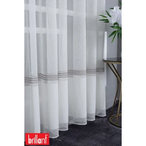 Keten Diego Gri 1/3 Sık Pileli Ütü Istemez Kırışmaz Yeni Sezon Salon Oda Tül Perdesi