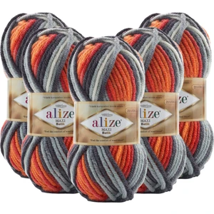 Süperlana Maxi Yünlü Örgü Iplği/kalın Chunky Iplik/batik/el Örgü İPI/ 8020