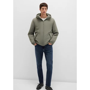 Kapüşonlu Yeşil Mont 0110617-85485