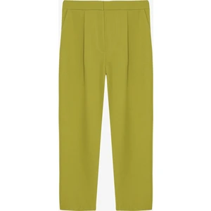 Beli Lastikli Kumaş Pantolon Olive