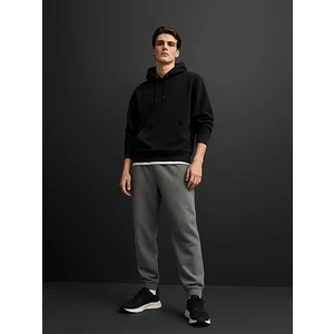 Beli Lastikli Dar Paça Basıc Antrasit Eşofman