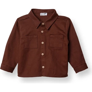 Hellobaby Erkek Bebek Woodland Boy 2 Gömlek Gabardin Uzun Kol