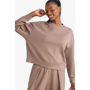 Oversize Geniş Kalıp Bisiklet Yaka Modal Sporcu Sweatshirt E8954AX25AU