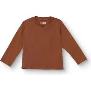 Hellobaby Erkek Bebek Uzun Kol Tshirt Interlok Bisiklet Yaka Uzun Kol