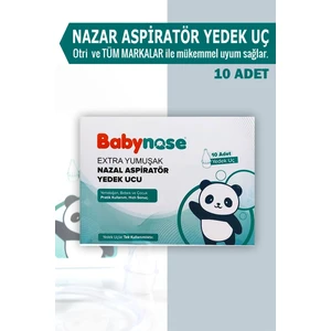 Nazal Aspiratör Yedek Uç 10'lu Extra Yumuşak Kolay Temizlenebilir