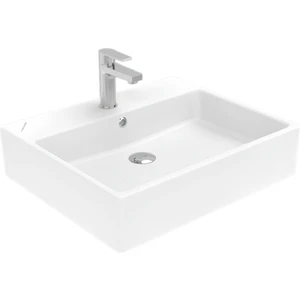 Next Kare Beyaz Delikli Lavabo 50x50 Cm NX256