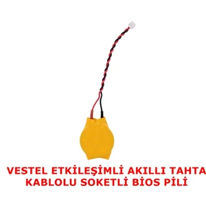 Vestel Etkileşimli Akıllı Tahta Kablolu Soketli Bios Pili 1 Adet
