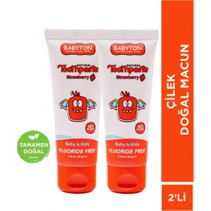 Çilek Doğal Macun 2'li Set 50 gr