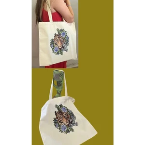 Cutyhome Kanvas Baskılı Bez Çanta