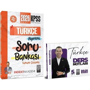 Anla Kazan Yayınları Retro + Indeks 2026 Kpss Türkçe 5yüz Ders Notları + Soru Bankası 2 Li Set - Aker Kartal Retro + Indeks Akademi Yayınları