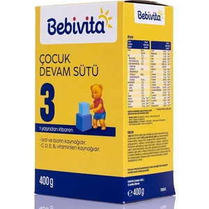 Çocuk Devam Sütü 3  1 Yaşından Itibaren 400GR