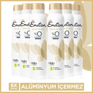 Gold Bliss Kadın Deodorant 6x150 Ml