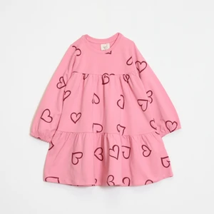 Ozzy Kids Kız Çocuk Kalp Desenli Elbise