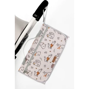 HAMUR Bebek Alt Açma Bakım Çantası Organizerli Anne Bebek Yenidoğan Değiştirme Minderi Tavsan Pudra