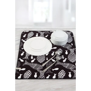 Bulaşık Kurutma Matı 42X50 cm Pedi Kurulama Bezi Örtüsü MF-070