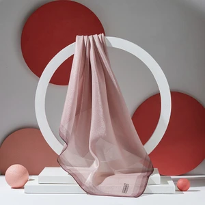 Çizgili Kehribar Eşarp