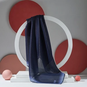 Çizgili Kehribar Eşarp