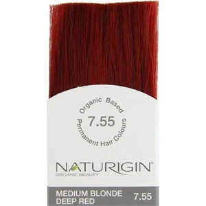 Organik İçerikli Saç Boyası Orta Alev Kızılı 7.55