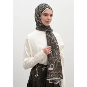 Fresh Scarfs Slyvıe Desen Şal Bej