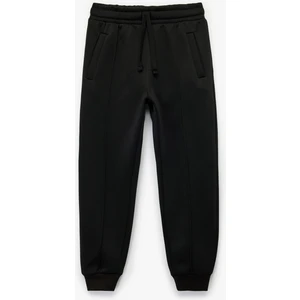 Cepli Beli Bağcıklı Basic Eşofman Altı