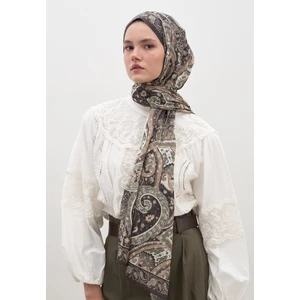 Fresh Scarfs Panthea Desen Şal Kahve