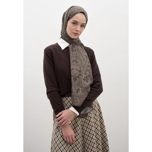 Fresh Scarfs Petra Desen Şal Vizon