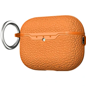 Apple Airpods Pro 3 ile Uyumlu Kılıf Deri Desen Tasarım Silikon Koruyucu