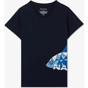 Erkek Çocuk Lacivert Regular Fit Baskılı T-Shirt