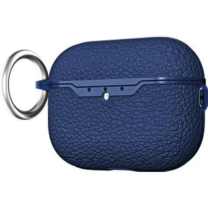 Apple Airpods Pro 3 ile Uyumlu Kılıf Deri Desen Tasarım Silikon Koruyucu