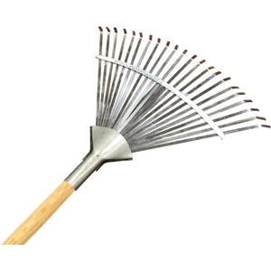 Metal Başlıklı Ahşap Saplı Ayarlı Çim ve Yaprak Toplama Tırmığı 10733