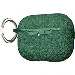 Apple Airpods Pro 3 ile Uyumlu Kılıf Deri Desen Tasarım Silikon Koruyucu