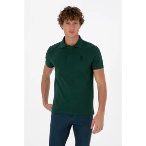 U.s. Polo Assn. Erkek Koyu Yeşil Tişört Basic 50307753-VR079