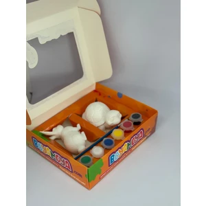 Tavşan ile Kaplumbağa Boyama Seti Doğal Mazleme