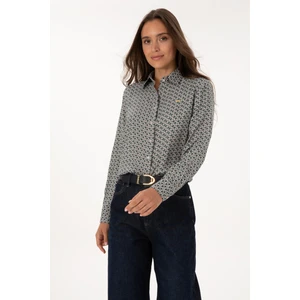 U.s. Polo Assn. Kadın Taş Gömlek Desenli 50316424-VR049