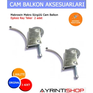 Sürgülü Cam Balkon Eşiksiz Alt Teker-2 adet