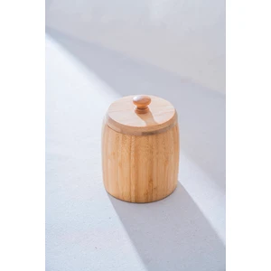 Bambu Kapaklı Kavanoz - 13 cm