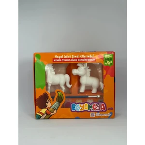 At ile Eşek Boyama Seti Doğal Malzeme