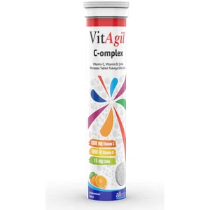 Vitagil C-Omplex - Vitamin C, D ve Çinko İçeren Takviye Edici Gıda