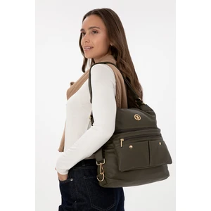 U.S. Polo Assn. Kadın Haki Yumuşak Sırt Ve Kol Çantası 50317804-VR027